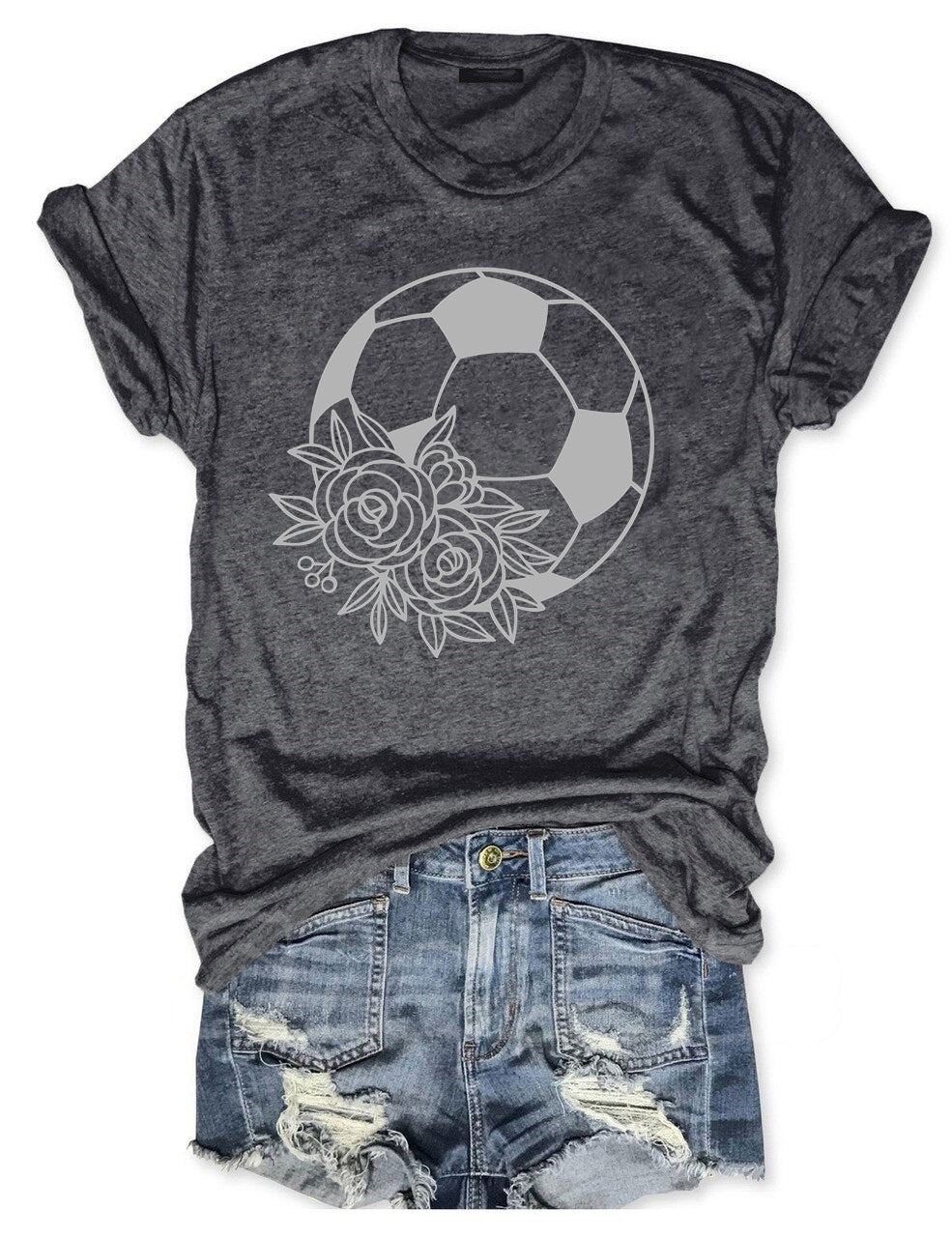 Flowers Football T-shirt