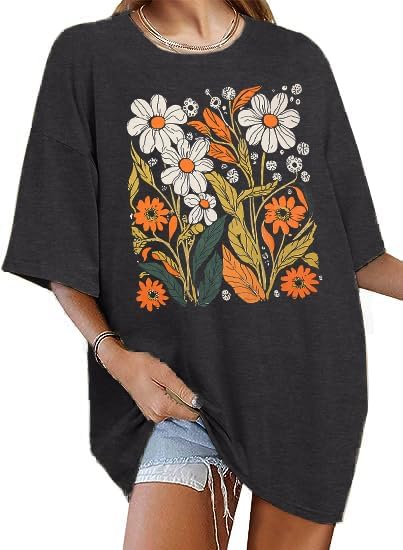 Boho Wildflower Oversized Tshirt