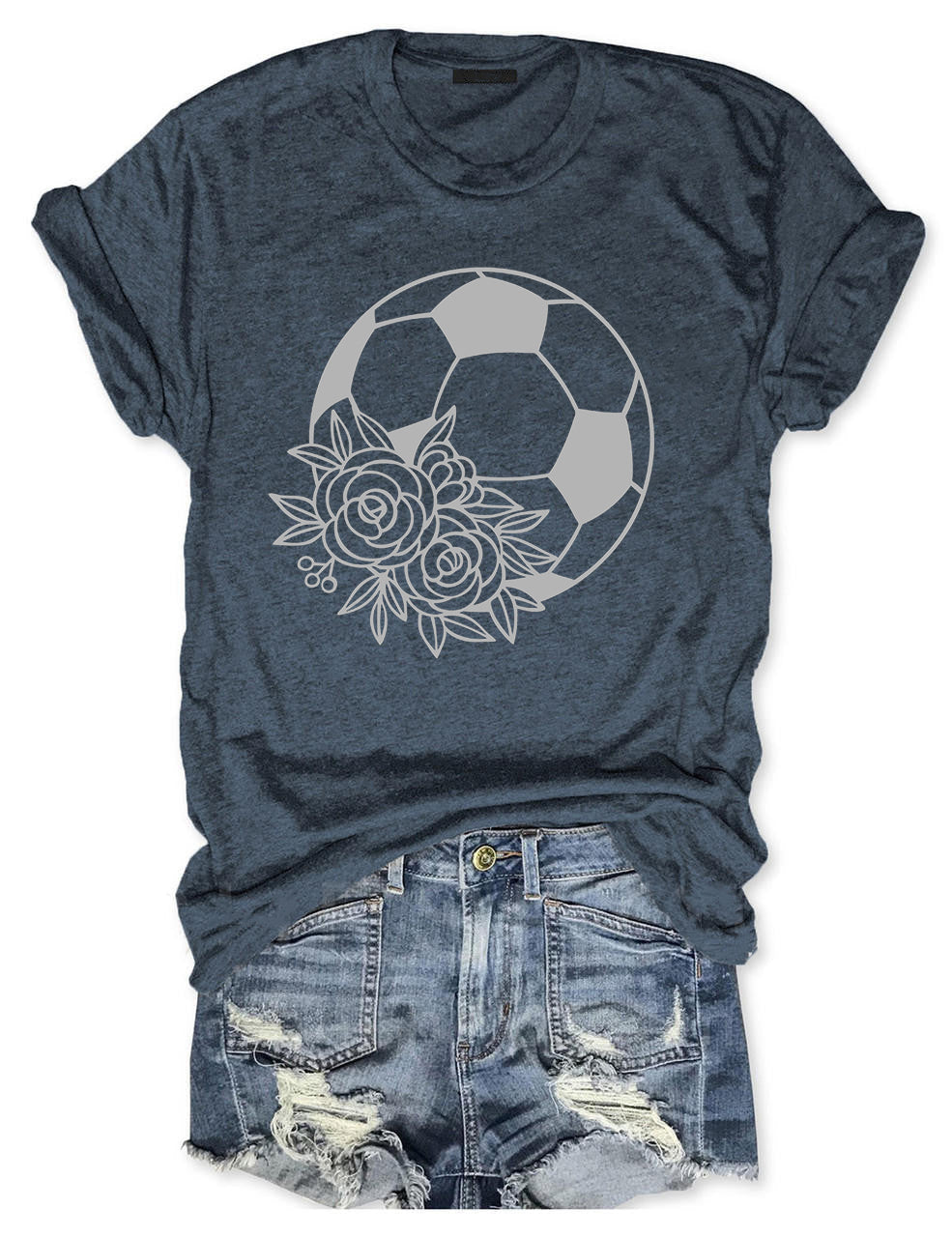 Flowers Football T-shirt