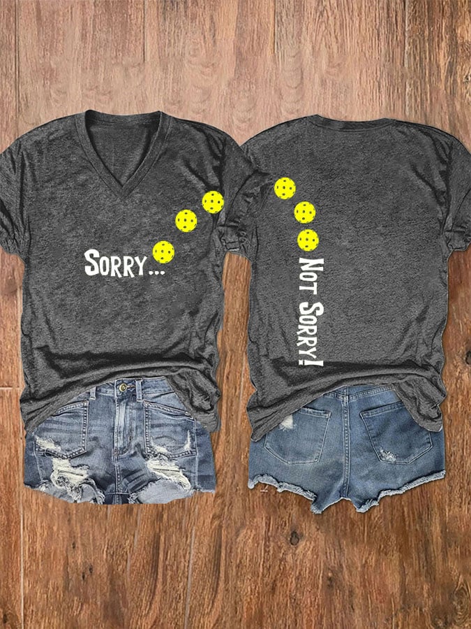 Women's Pickleball Print T-Shirt