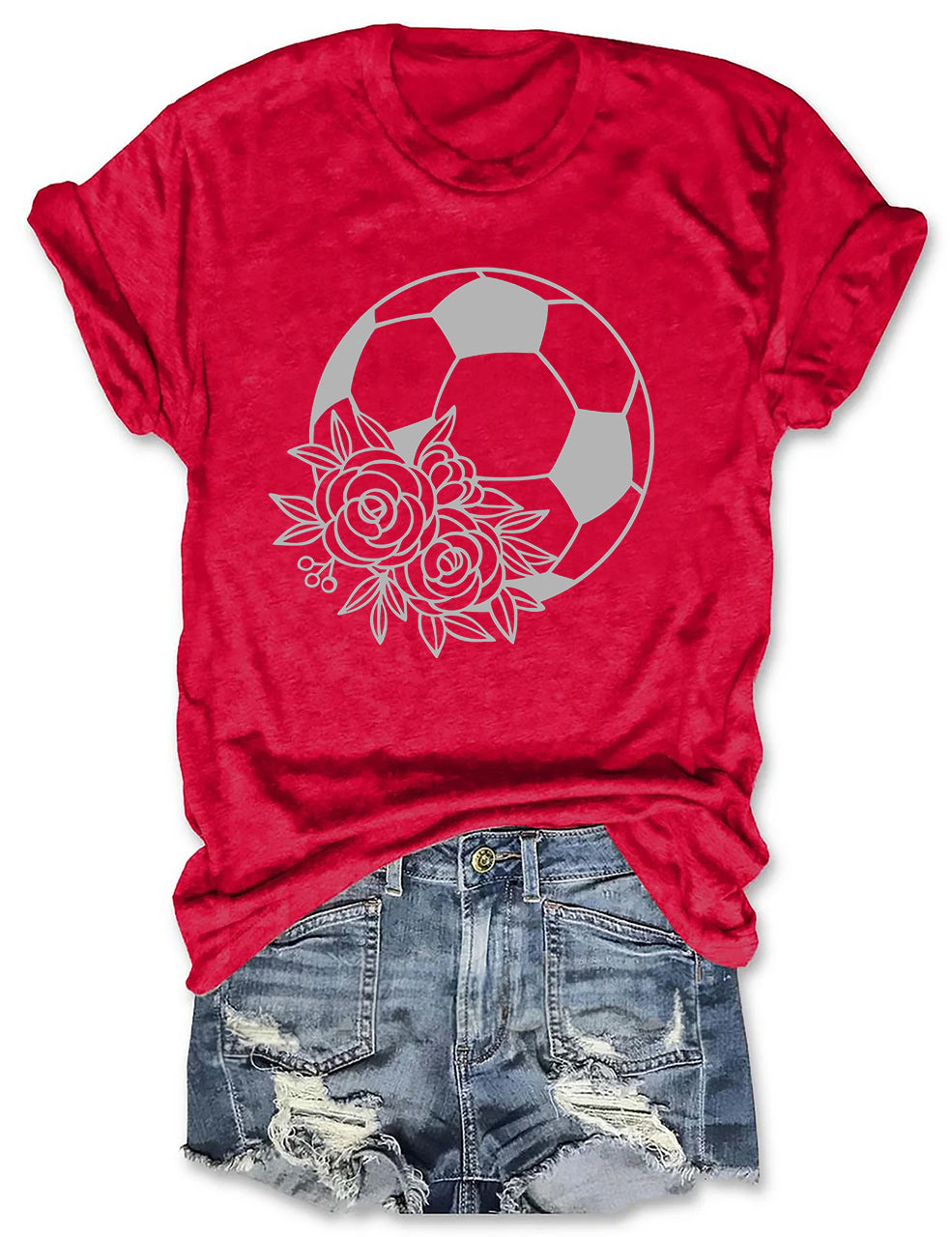 Flowers Football T-shirt