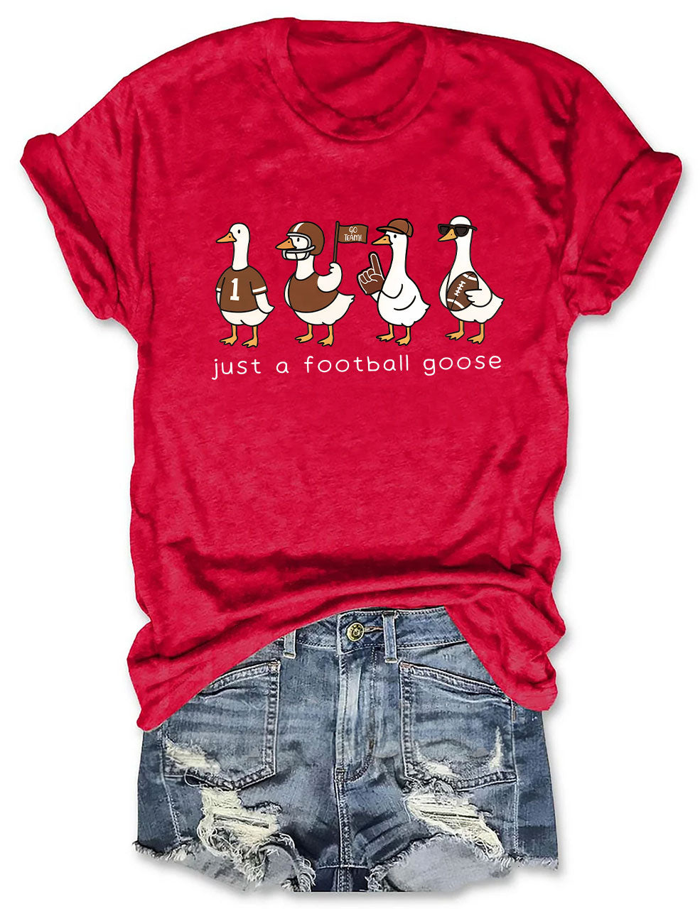 Funny Football Goose T-shirt