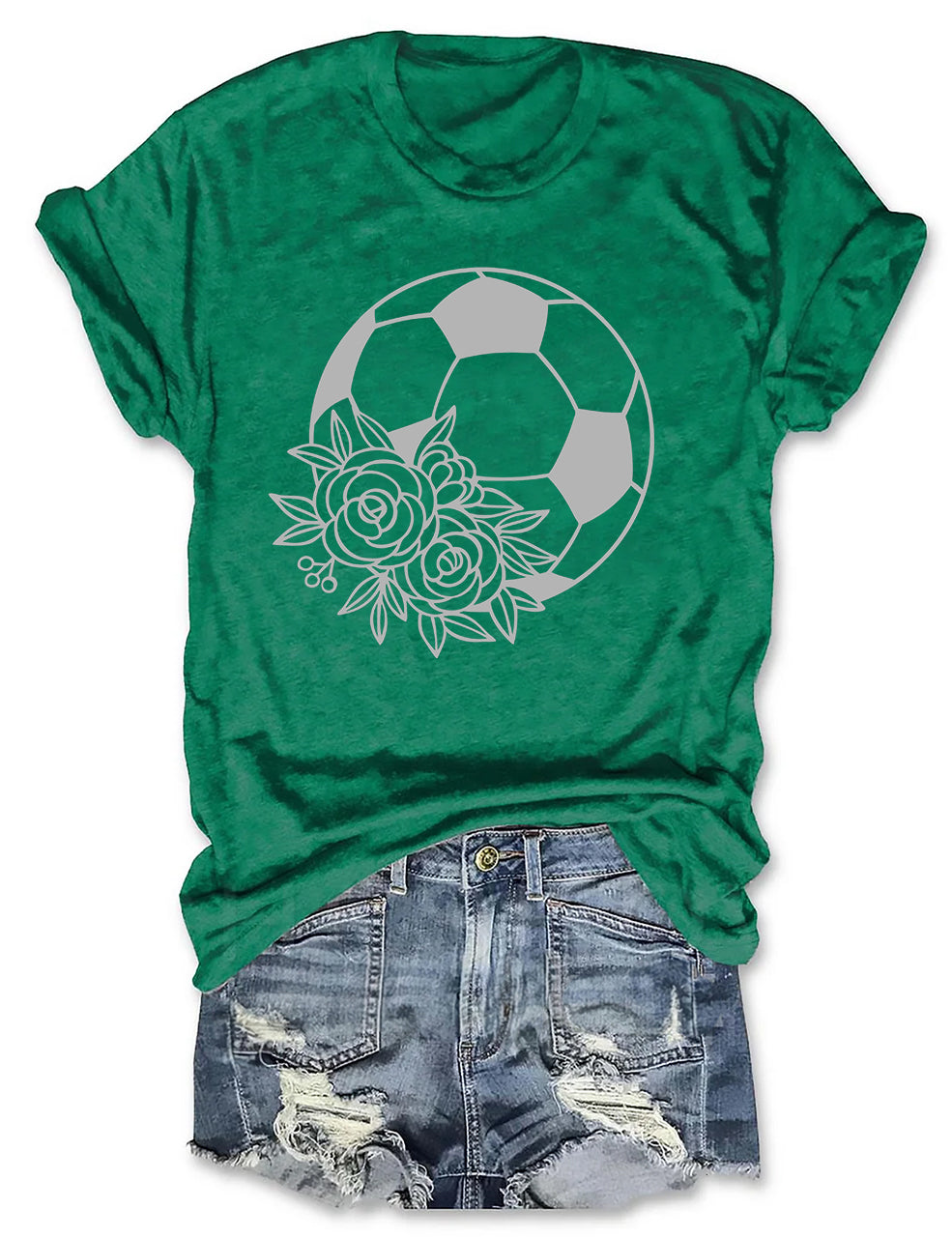 Flowers Football T-shirt