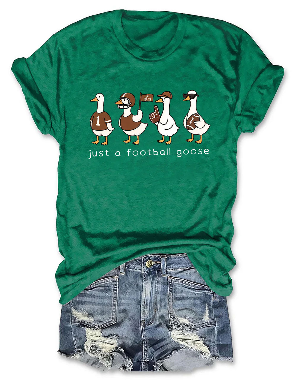 Funny Football Goose T-shirt