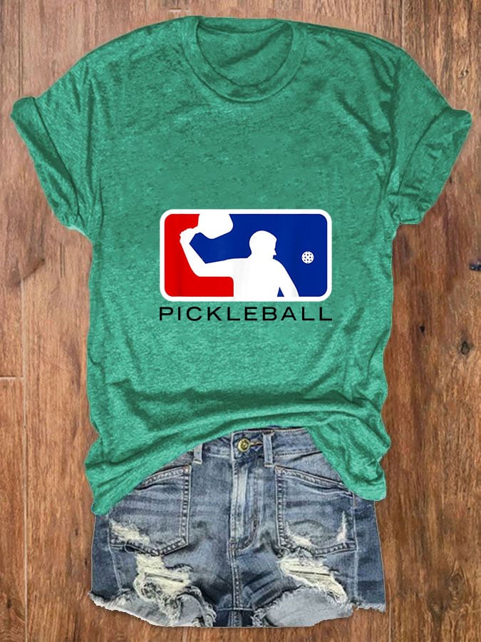 Women's Funny Pickleball Lover Printed T-Shirt