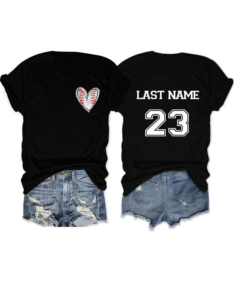 Personalized Baseball T-Shirt