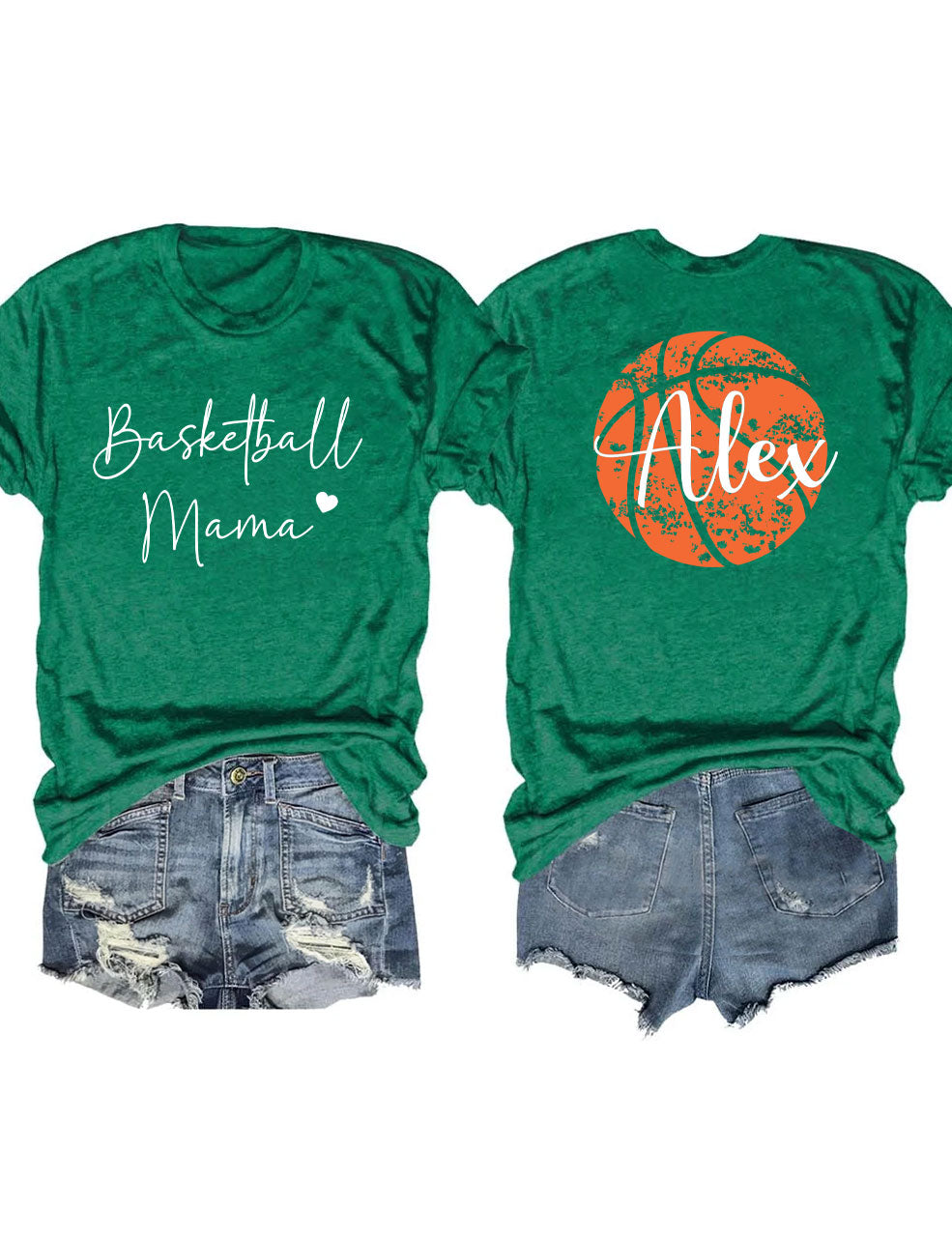 Custom Name Basketball Mom T-shirt