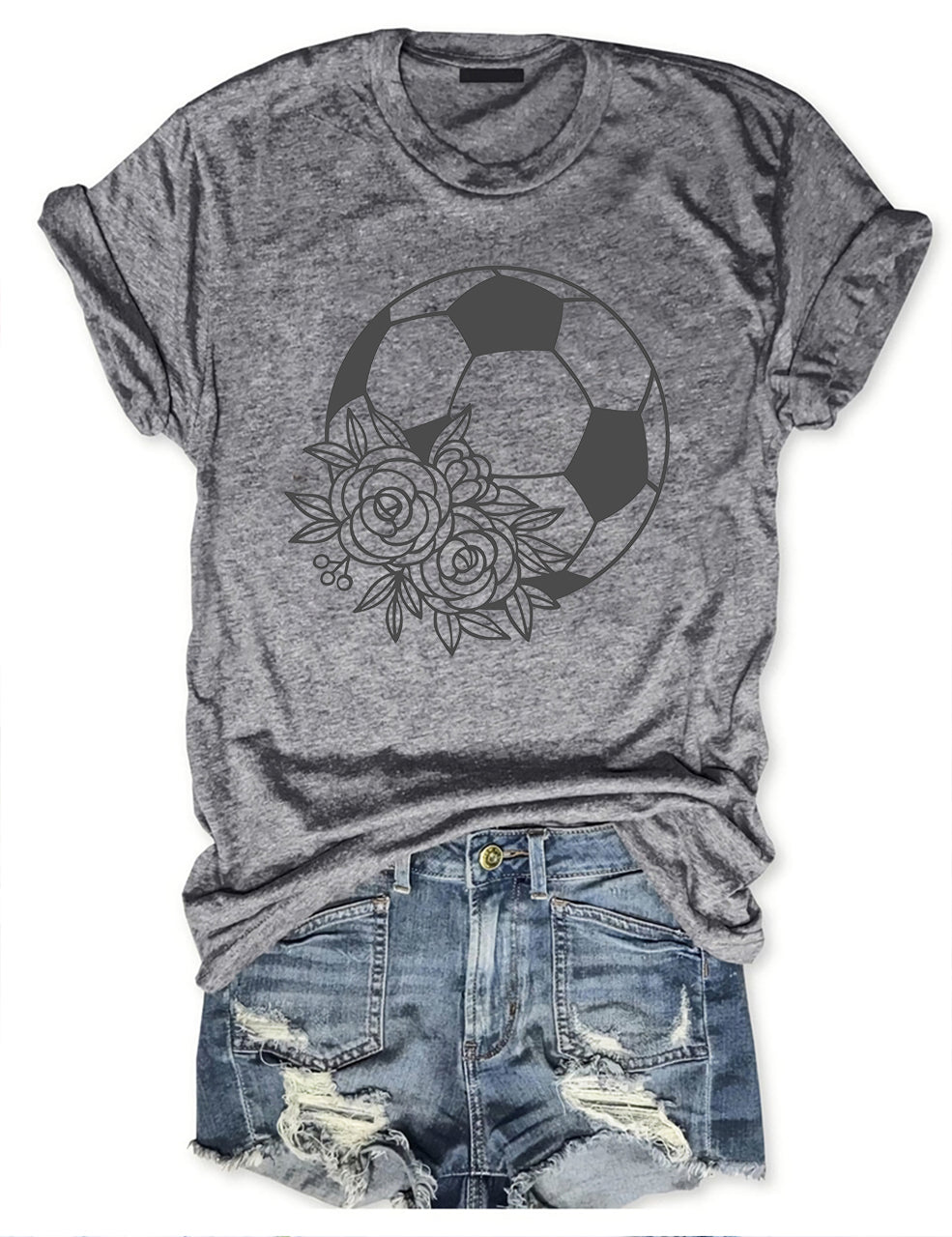 Flowers Football T-shirt
