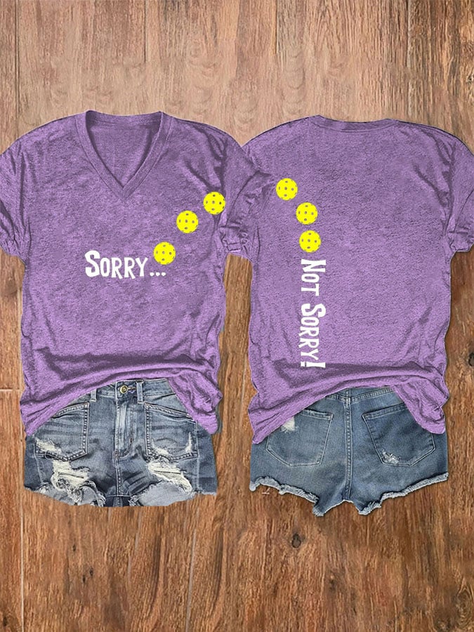 Women's Pickleball Print T-Shirt