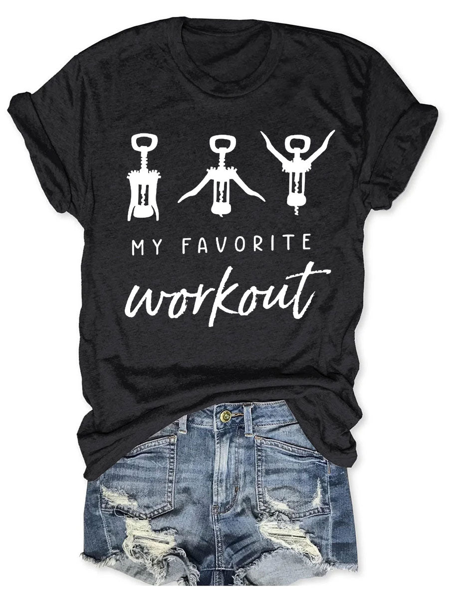 Wine Workout T-shirt