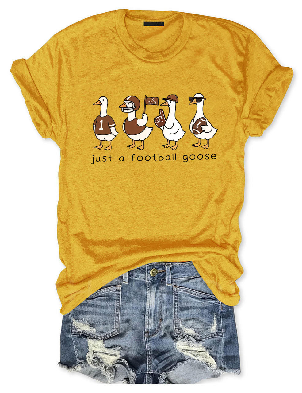 Funny Football Goose T-shirt