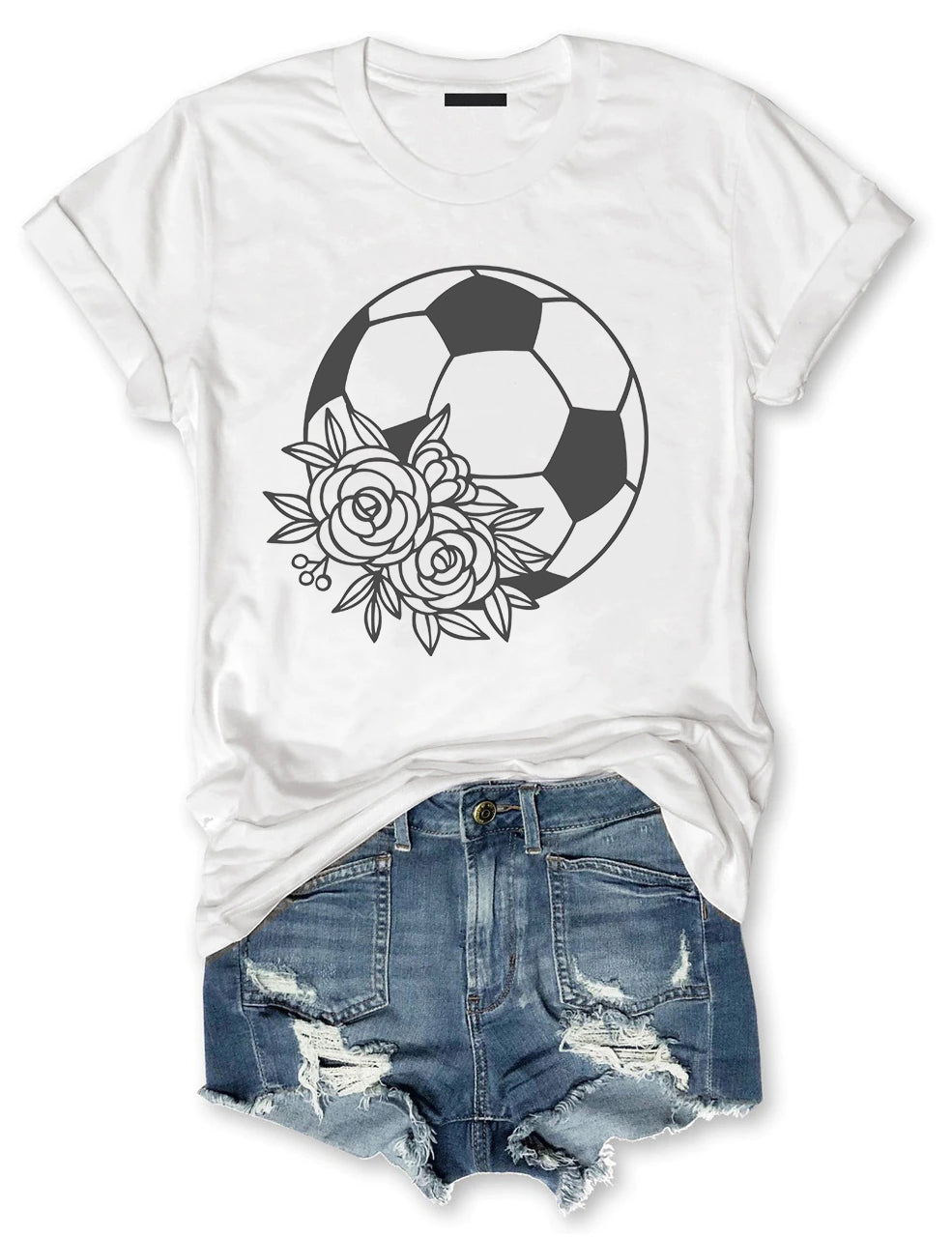 Flowers Football T-shirt