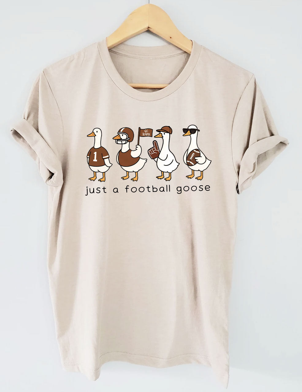Funny Football Goose T-shirt
