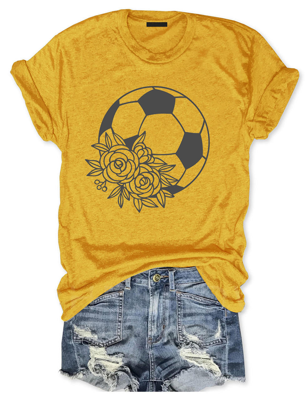 Flowers Football T-shirt