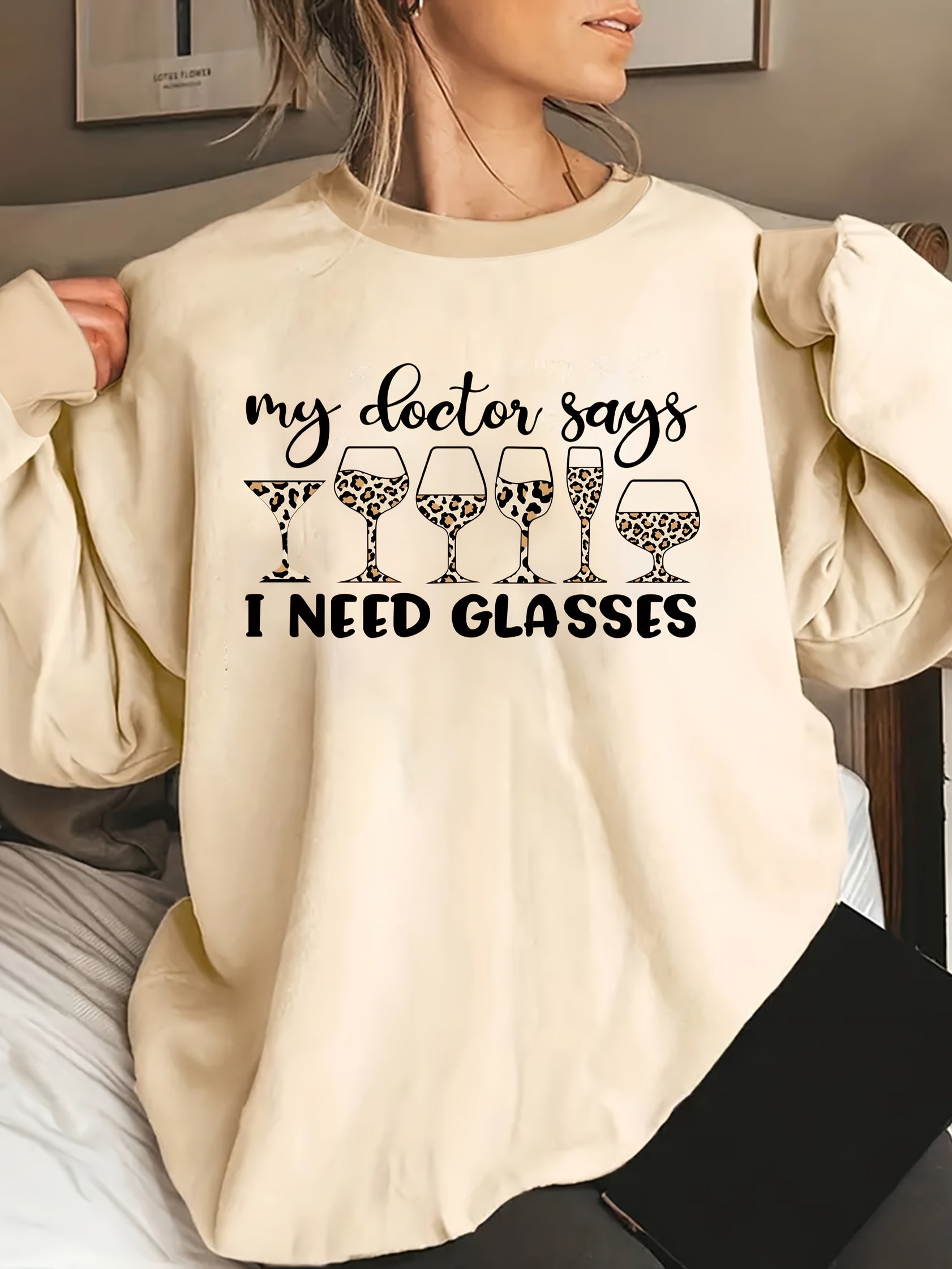 Wine Glass Sweatshirt