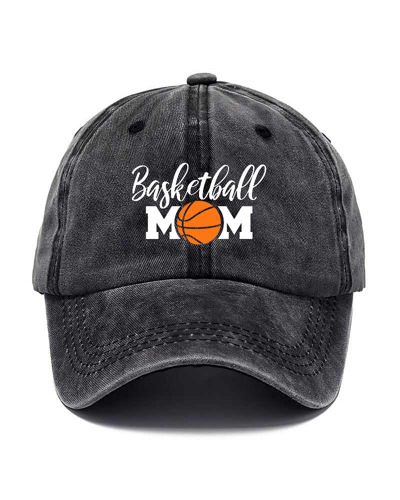 Basketball Mom Printed Hat