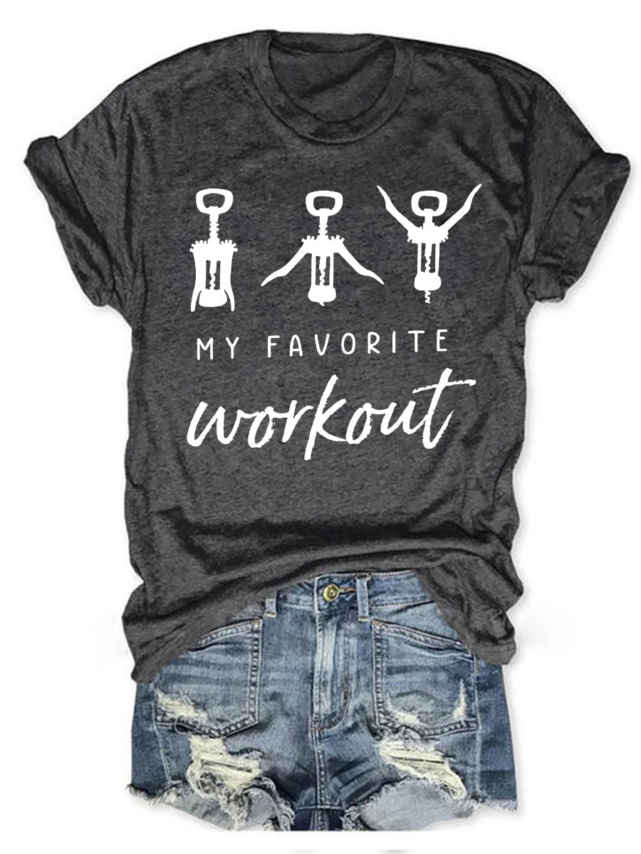 Wine Workout T-shirt