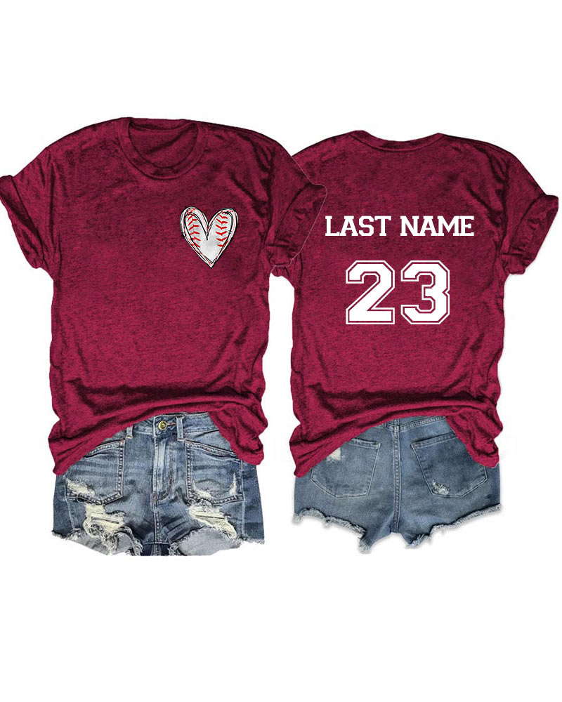 Personalized Baseball T-Shirt