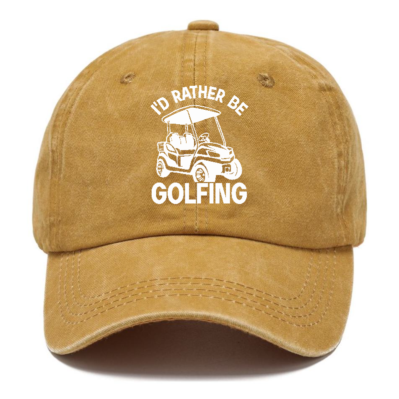I'd Rather Be Golfing V1 Classic Cap