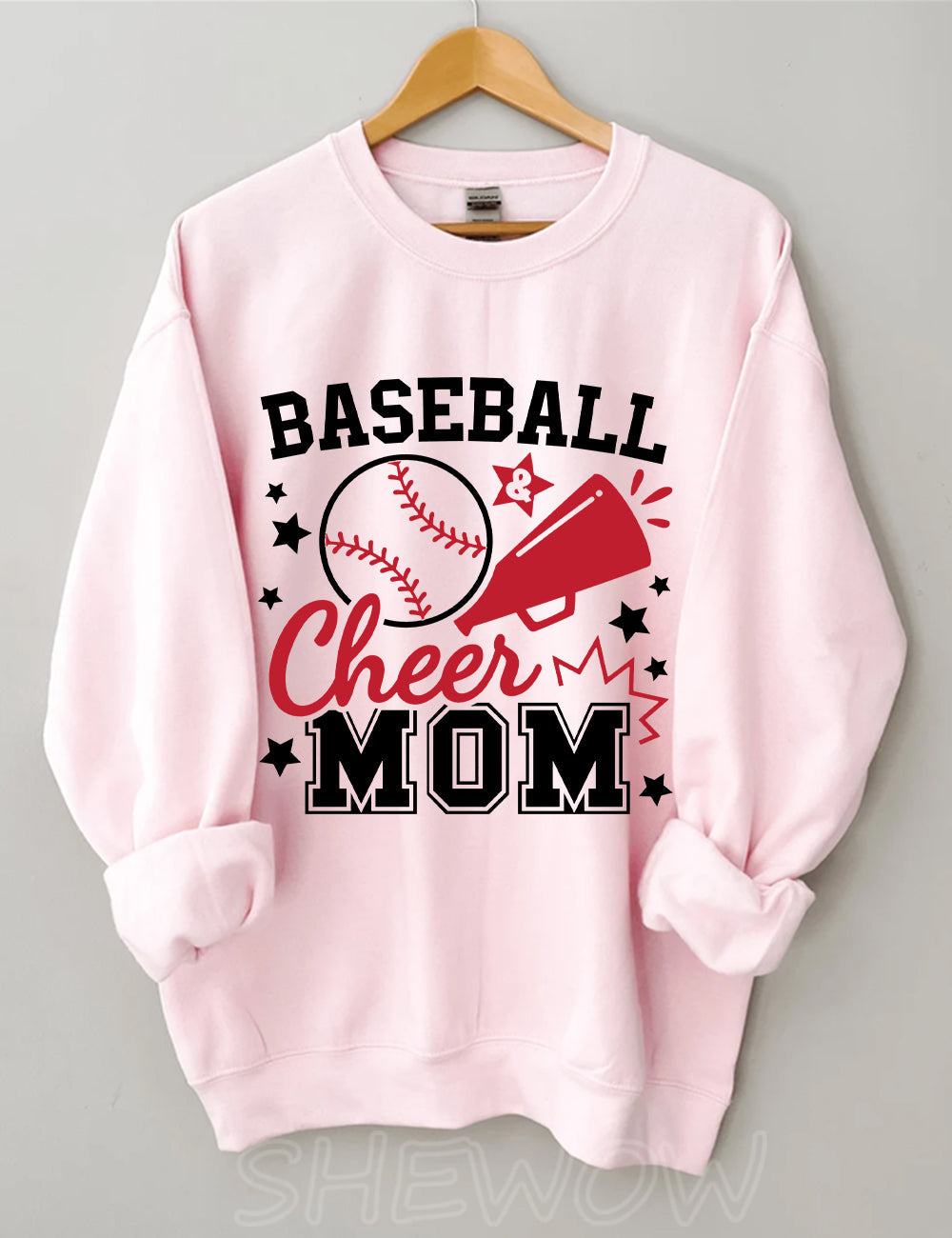 Baseball Cheer Mom Sweatshirt