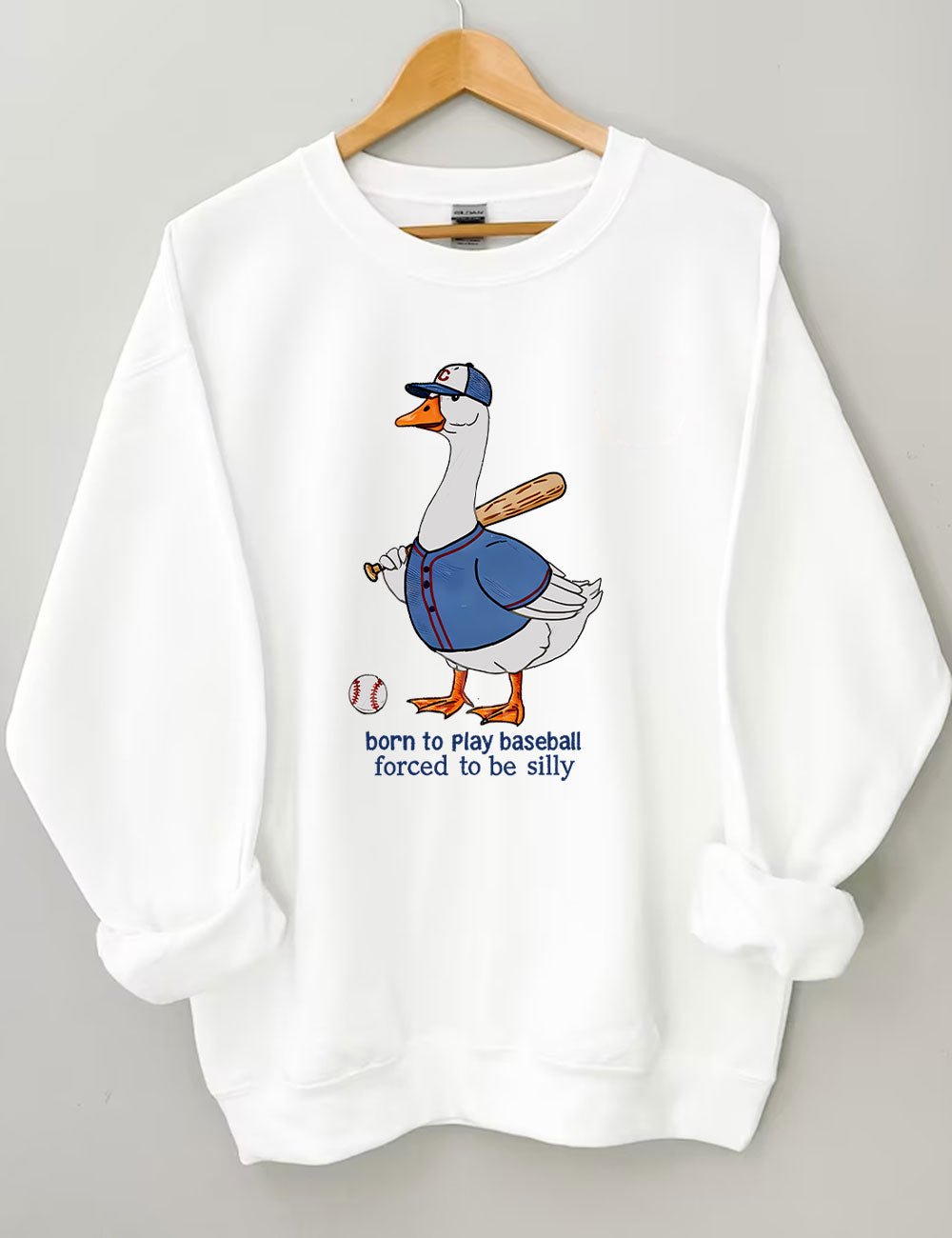 Silly Goose Baseball Sweatshirt