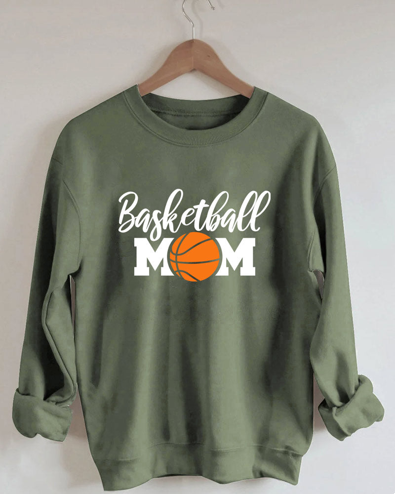 Basketball Mom Graphic Sweatshirt