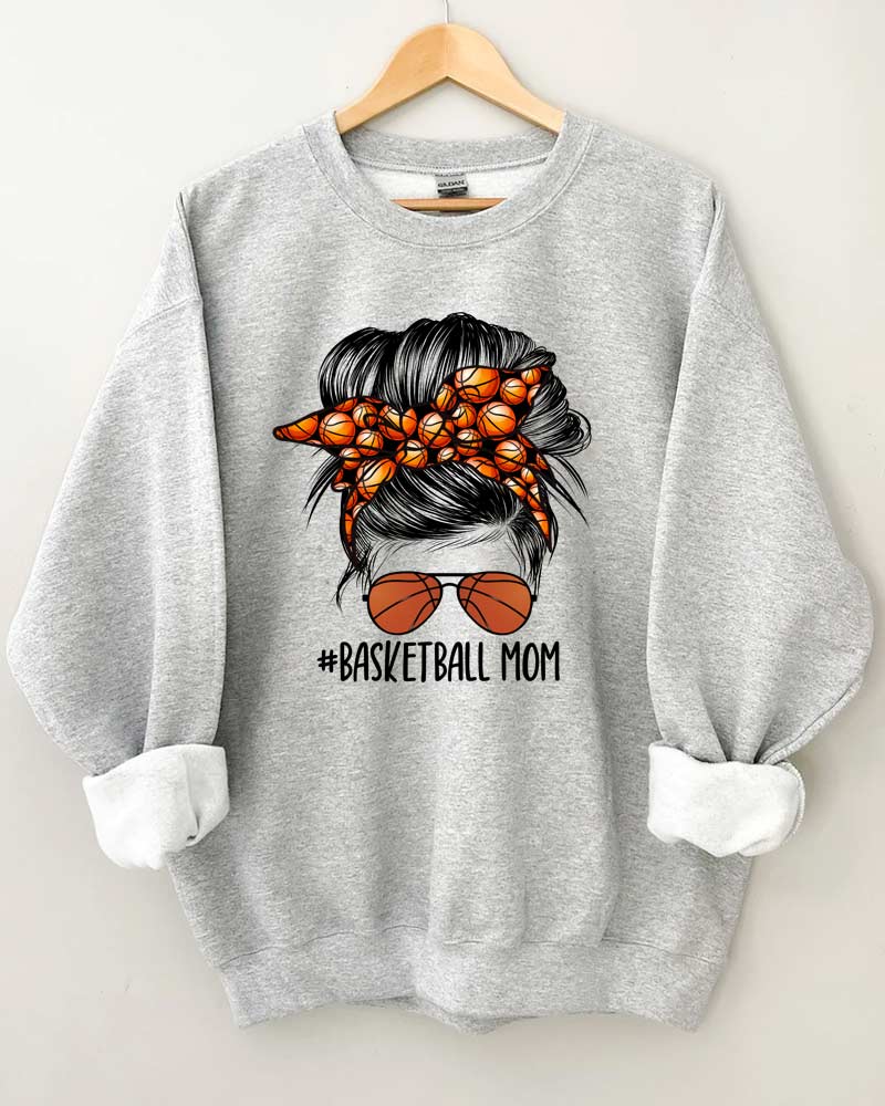 Basketball Mom Crewneck Sweatshirt