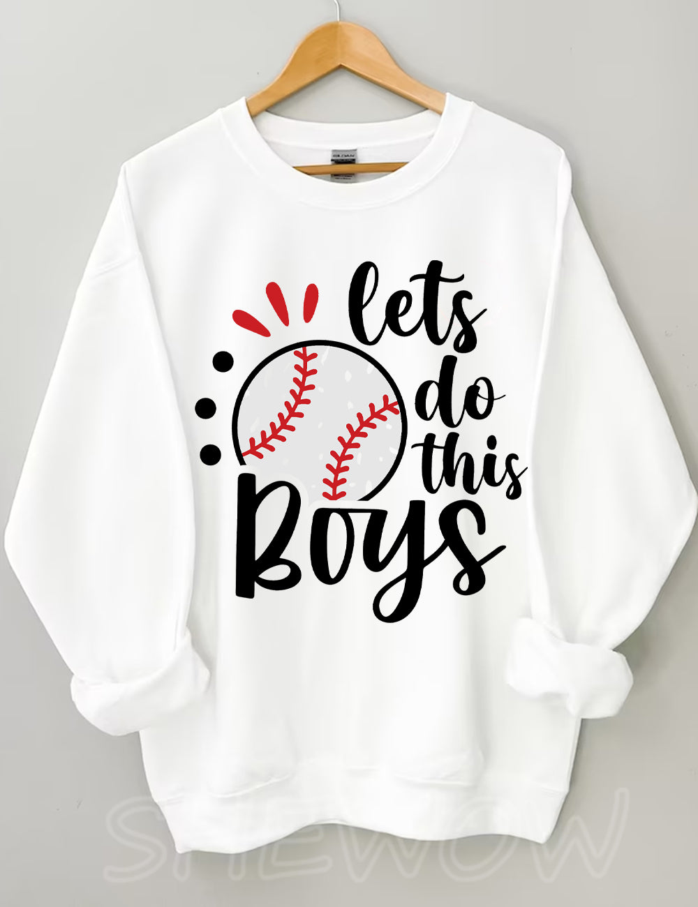 Lets Do This Boys Baseball Sweatshirt