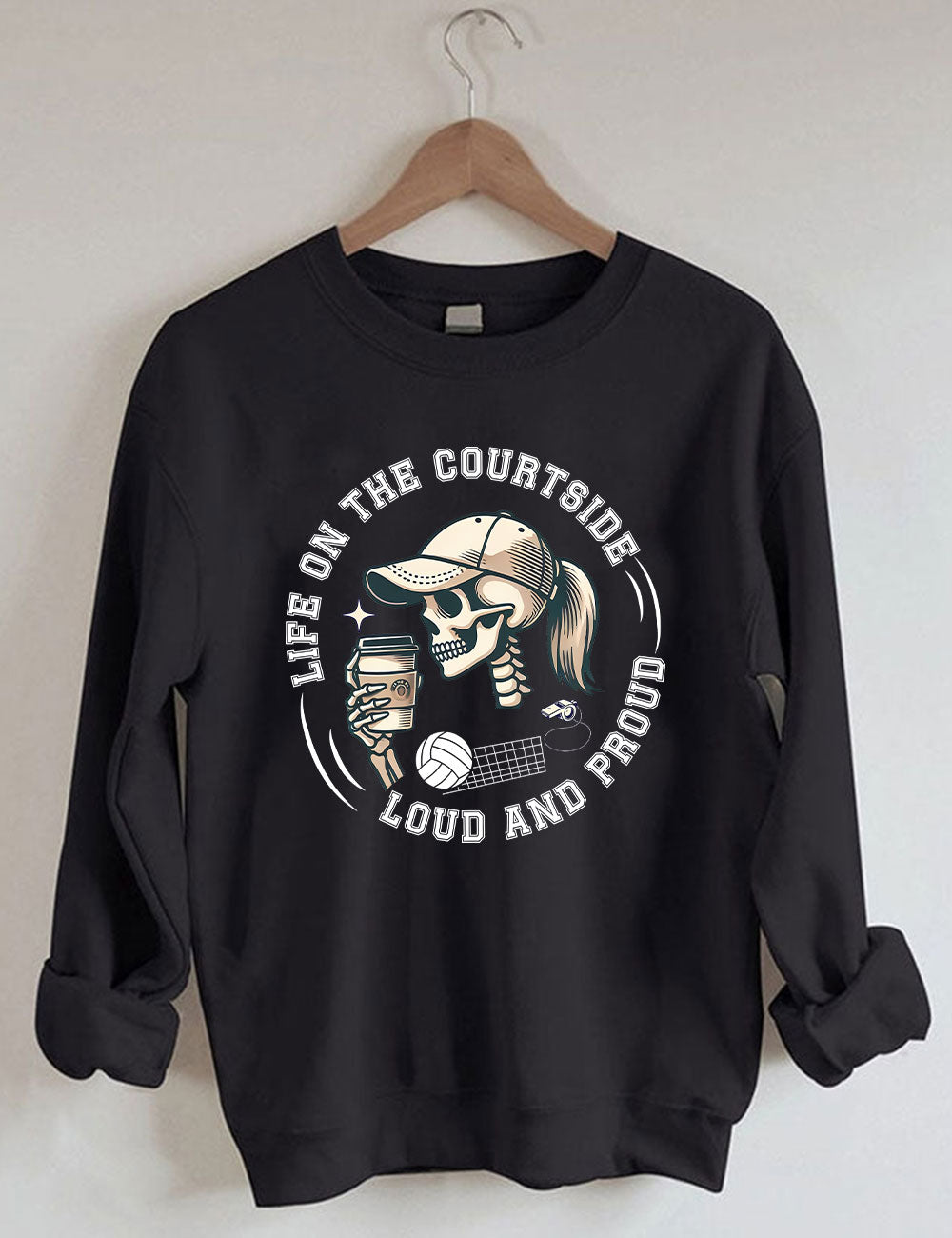 Proud Volleyball Mom Sweatshirt