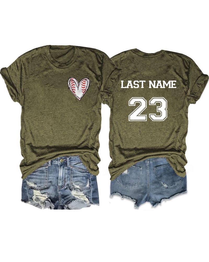 Personalized Baseball T-Shirt