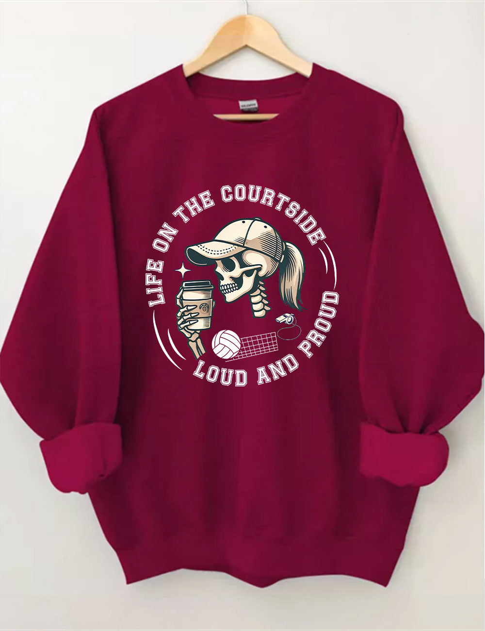 Proud Volleyball Mom Sweatshirt