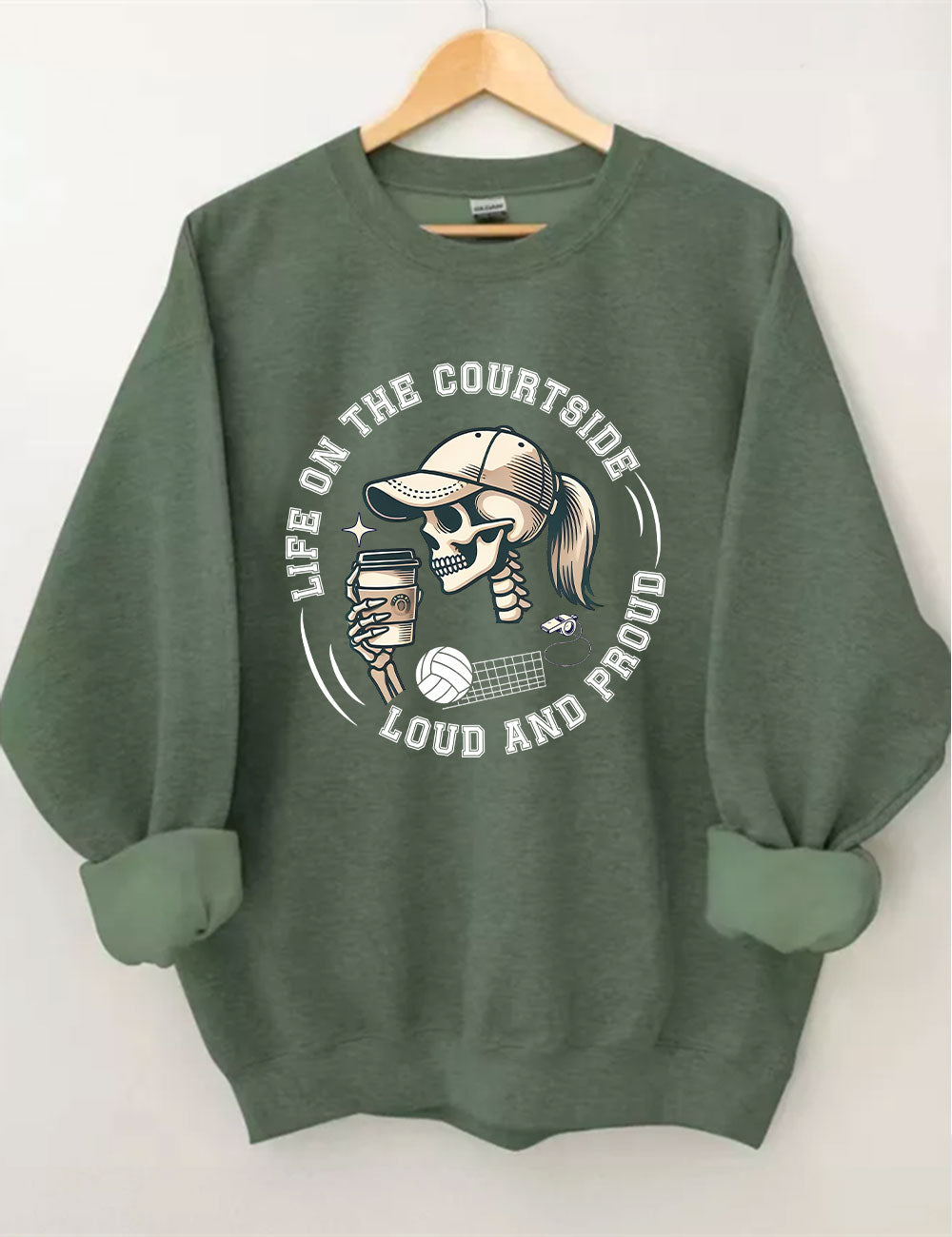 Proud Volleyball Mom Sweatshirt