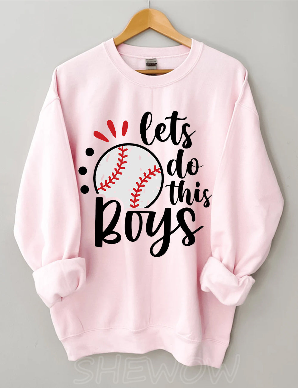 Lets Do This Boys Baseball Sweatshirt