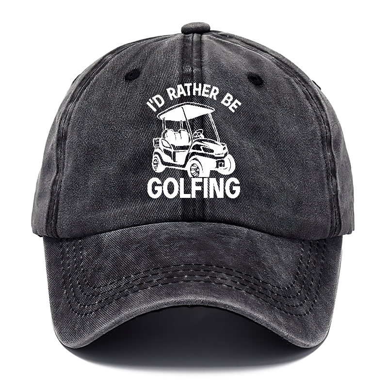 I'd Rather Be Golfing V1 Classic Cap