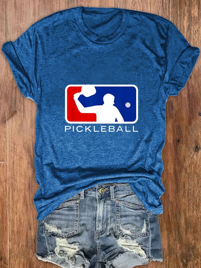 Women's Funny Pickleball Lover Printed T-Shirt