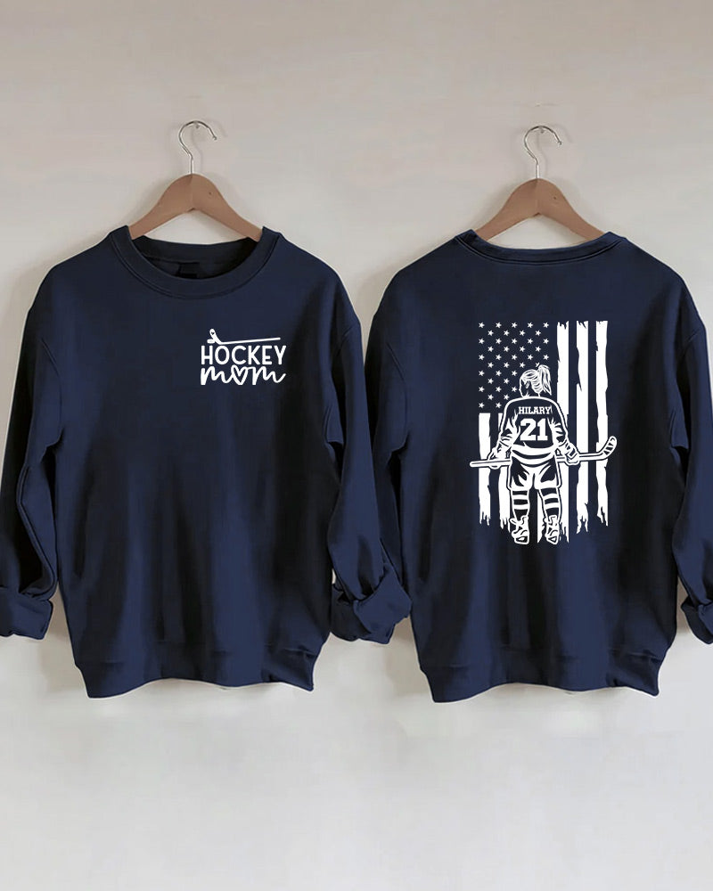 Customized Ice Hockey Mom Sweatshirt