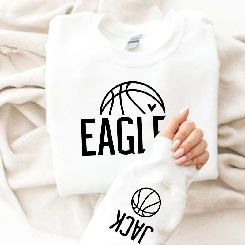 Custom Name Basketball Team Spirit Sweatshirt