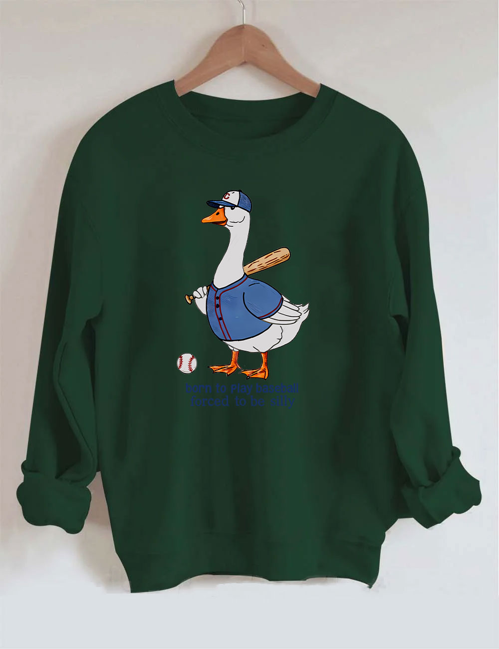 Silly Goose Baseball Sweatshirt