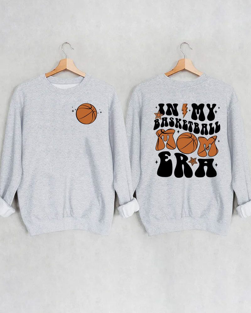 In My Basketball Mom Era Crewneck Sweatshirt