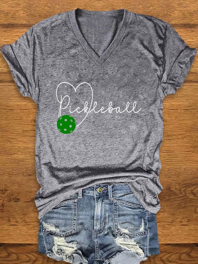 Women's Pickleball Print T-Shirt