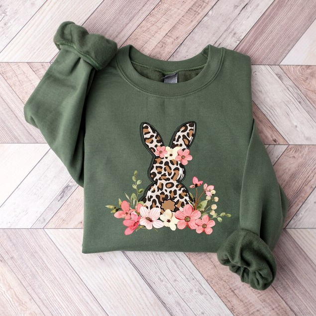 Floral Bunny Sweatshirt