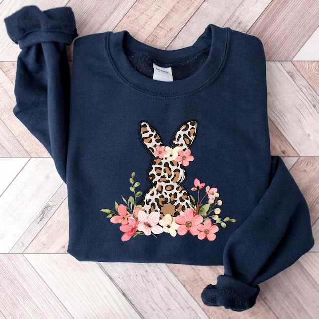 Floral Bunny Sweatshirt