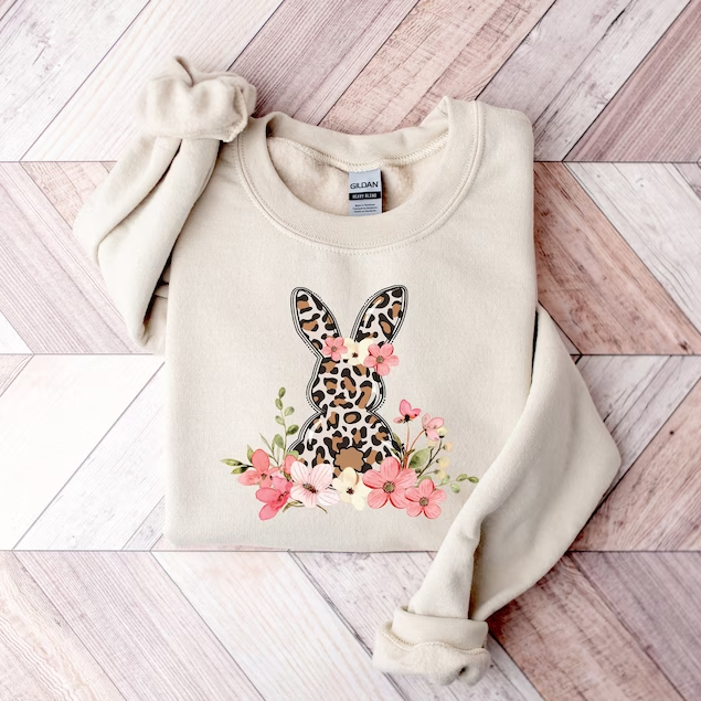 Floral Bunny Sweatshirt