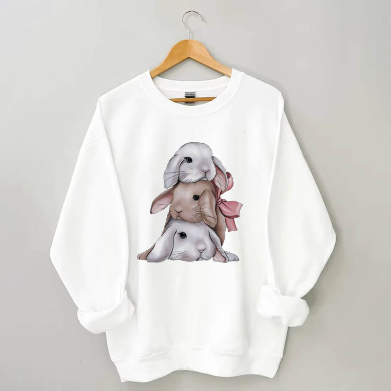 Happy Easter Rabbit Sweatshirt