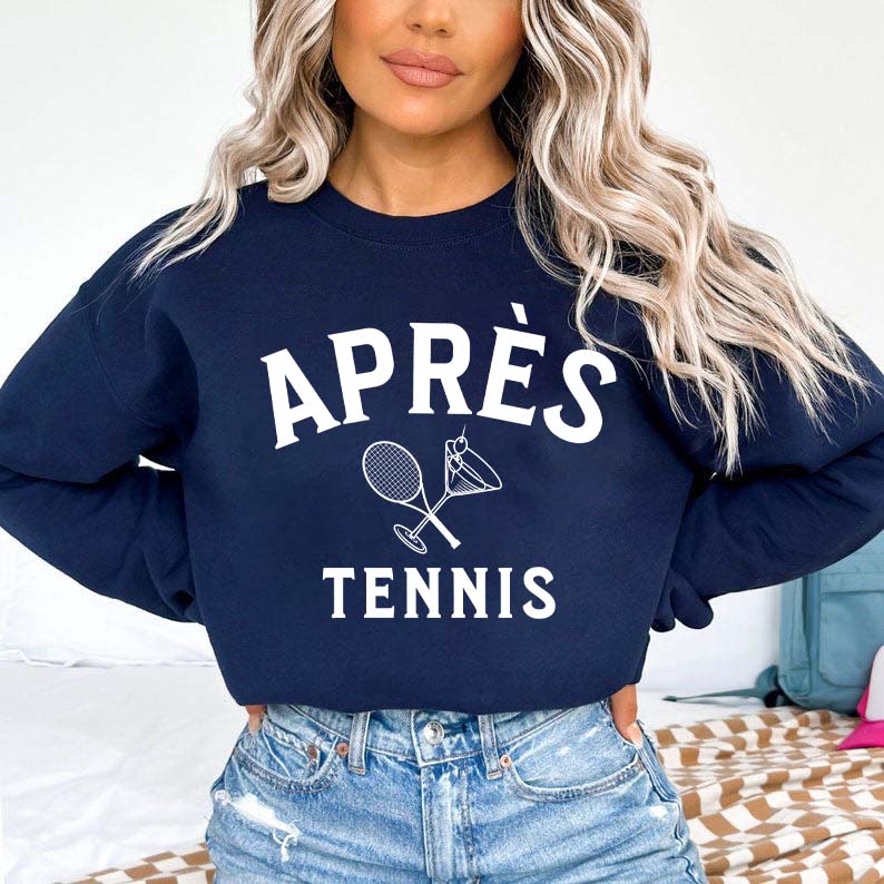 Retro Apres Tennis Sweatshirt