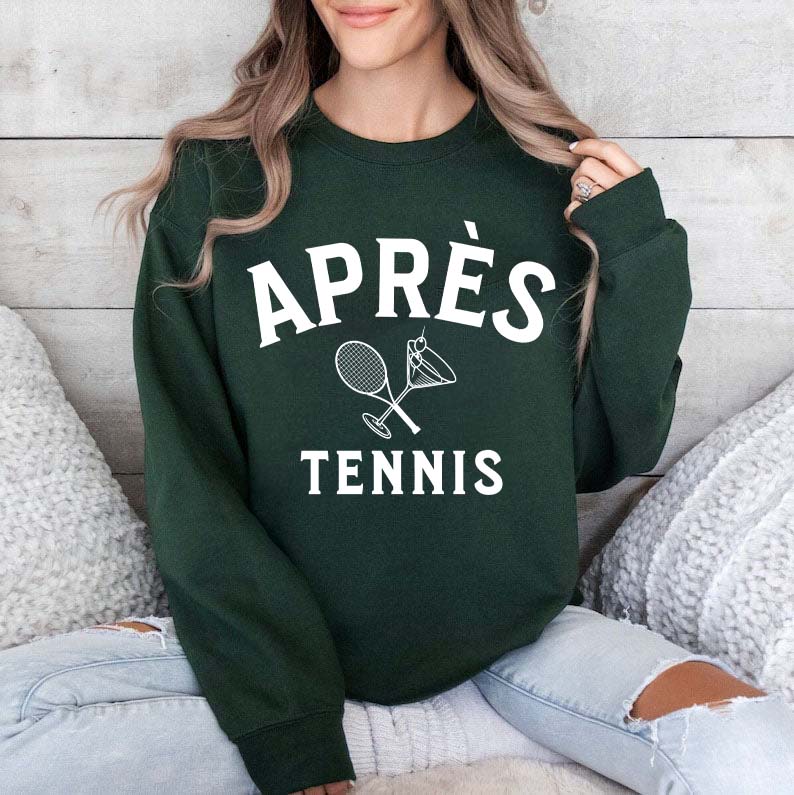 Retro Apres Tennis Sweatshirt
