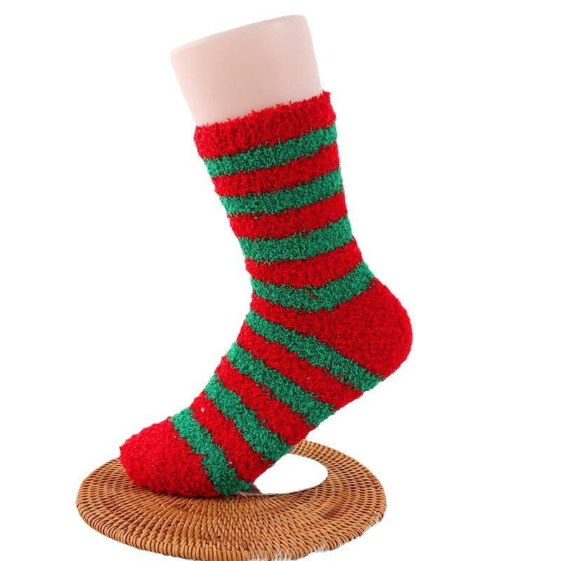 Christmas Coral Fleece Socks(Note: Gifts are not sold separately!Only one pair is given per order!)