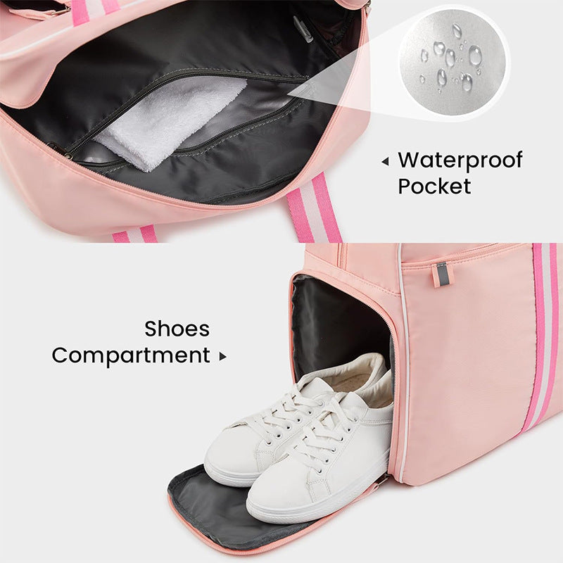 Universal 2-in-1 Pickleball Backpack with Shoe Compartment, Waterproof Pocket Pickleball Tote