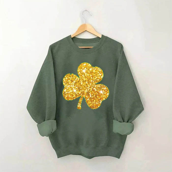 Glitter Shamrock Sweatshirt