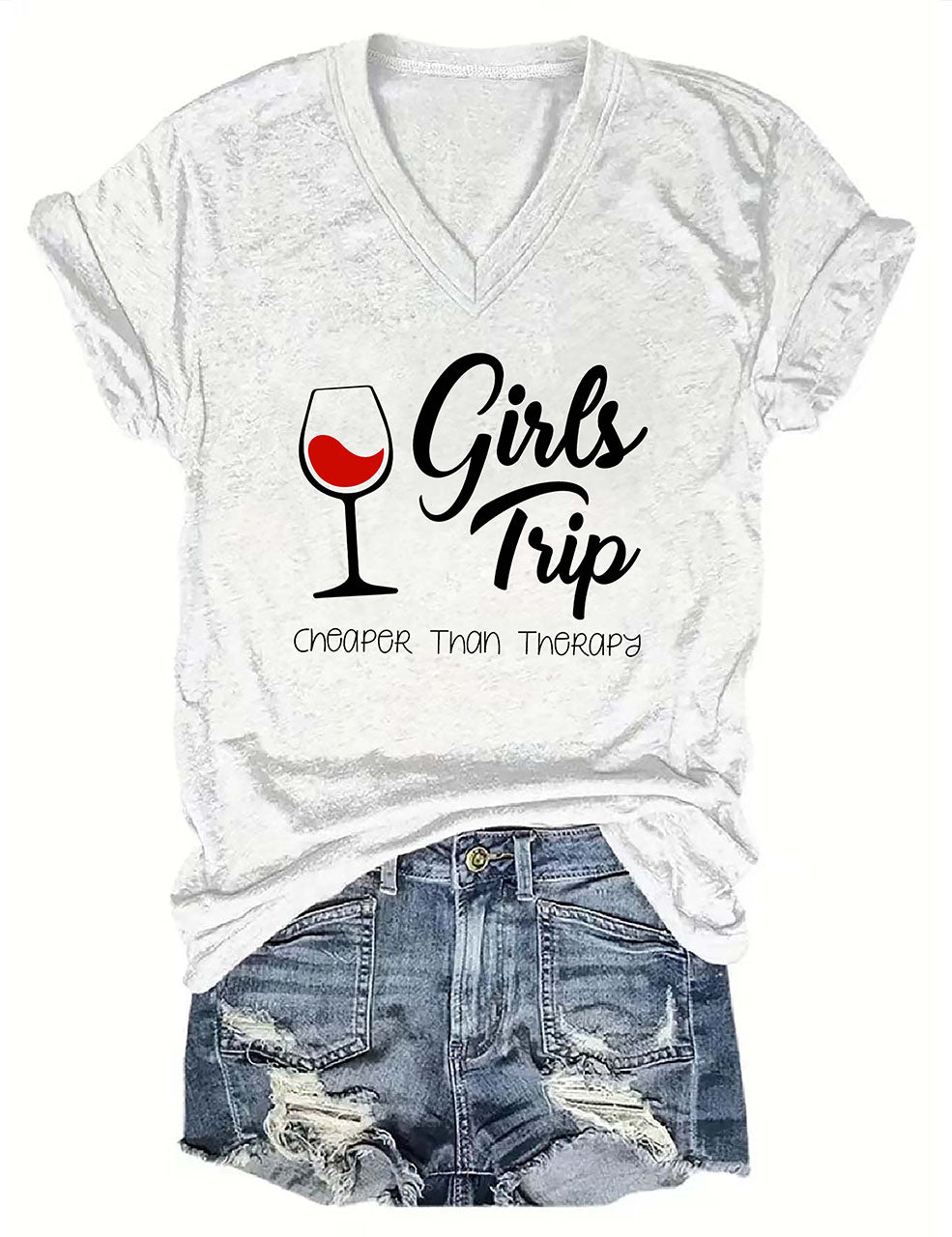 Girls Trip V-neck T-shirt